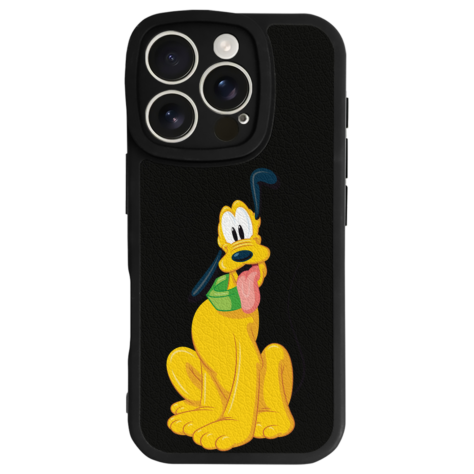 （画像用） ミッキーマウス Mickey Mouse 【iPhone 16シリーズ対応】シリコンスマホケース（レザー調） 材質：シリコン